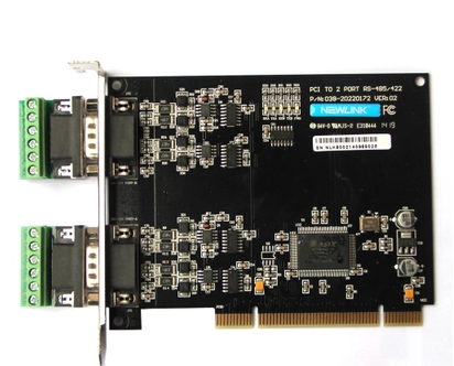 工业级2路RS485/422串口PCI板卡